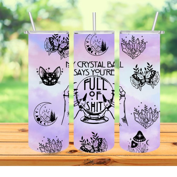 20oz Crystal Ball Tumbler - Picture 1 of 3